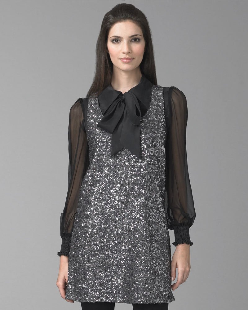 Midnight Sparkle Sequin Dress