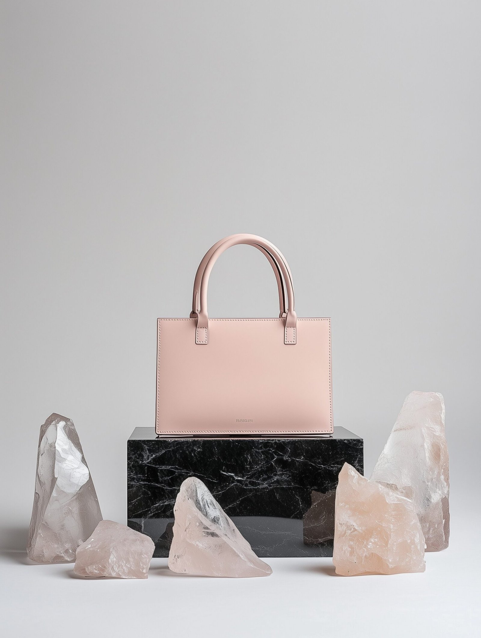 Blush Crystal-Set Tote